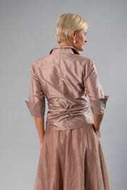 Pure Silk Classic Wrap Shirt