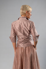 Classic Wrap Shirt - Coffee
