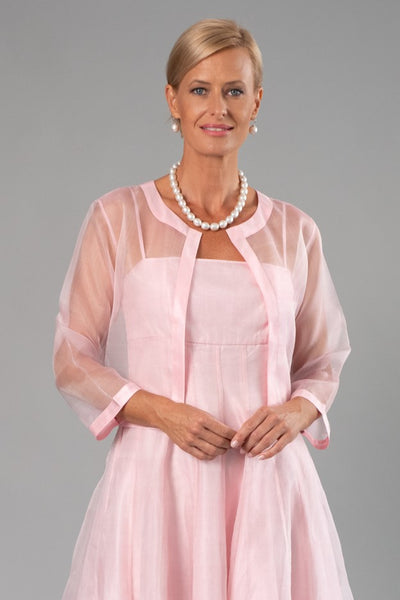 Cocktail Organza Jacket - Soft Pink