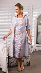 Summer Coat -Silver for the Mother of the Bride / Groom