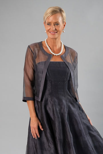 Pure Silk Organza Cocktail Jacket