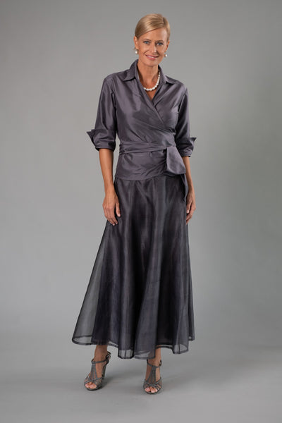 Pansy Skirt - Gunmetal