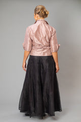 Pansy Skirt Gown Length - Black
