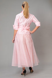 Pure Silk Pansy Skirt Tea Length