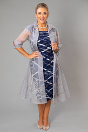 Pure Silk Organza Coat