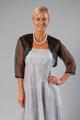 Scalloped Bolero - Black