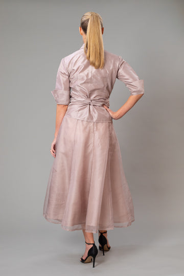 Pure Silk Pansy Skirt Tea Length